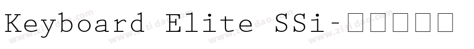 Keyboard Elite SSi字体转换